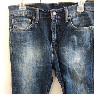 LEVIS MENS SKINNY 510 32 X 32 FADED BLUE
